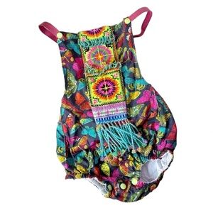 Liboosha Barto Handmade Romper. HTF. Size 3/4. Great Condition. Boho. Party.
